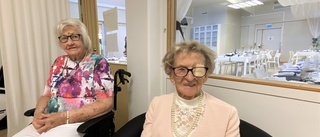 Systrarna Rut, 101, och Ingrid, 91, bjöd på storkalas