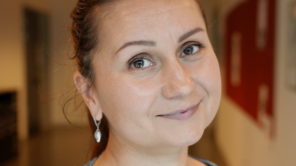 Hanna Karasevych är en av de ukrainska lärare på flykt som nu läser en ny introduktionskurs på Malmö universitet.
