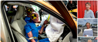 Kvinnor fastnar dubbelt så ofta i bilar efter olycka – kvinnliga testkrocksdockor används inte