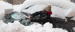 En och en halv meter snö begraver New York