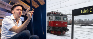 Olof Wretling kliver av tåget: "I Lule börjar man sakta in" • Komikern listar norrbottniska favoriter