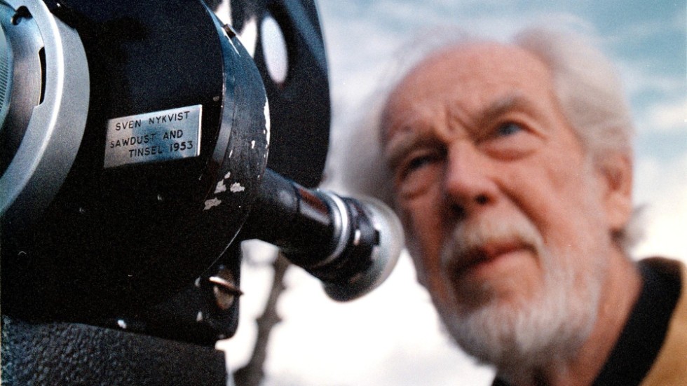 Sven Nykvist Nykvist betraktas av många som en av de största filmfotograferna genom tiderna. Arkivbild.