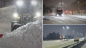 Två orter i Skellefteå kommun toppar Sverigelistan över platser med störst snödjup • Följ vår liverapport om snöovädret