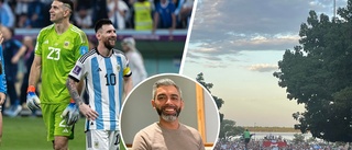 Stefan, 44, från Eskilstuna ska följa VM-festen – på plats i Messis hemstad: "Fest i en hel vecka..."
