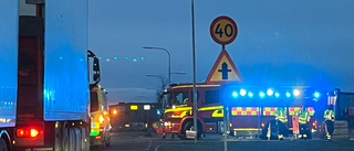 Fyra drabbade när bilar krockade i Tornby 