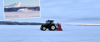 Bakslag med snö och högvatten – då får isvägarna i Luleå skärgård vänta: "Vi är mer eller mindre tillbaka på ruta ett"