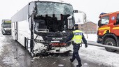 Många elever inblandade i bussolycka i Dalarna