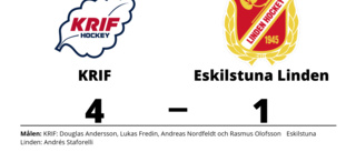 Andrés Staforelli enda målskytt när Eskilstuna Linden föll