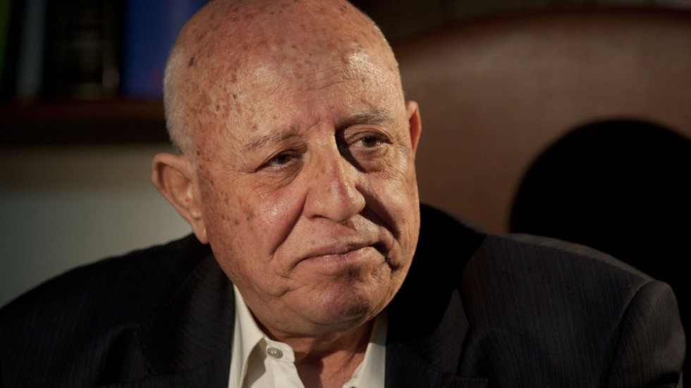 Ahmad Qorei, palestiniernas chefsförhandlare under 1990-talets Osloprocess, på en bild från 2012.