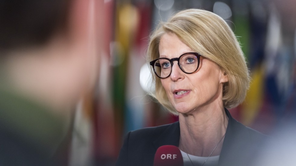 Finansminister Elisabeth Svantesson (M). Arkivbild.