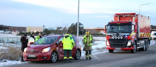 Trafikolycka i Fyrislund – två bilar kolliderade