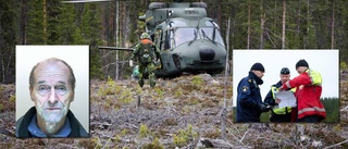 Missing people och försvaret letar Veikko Horsma