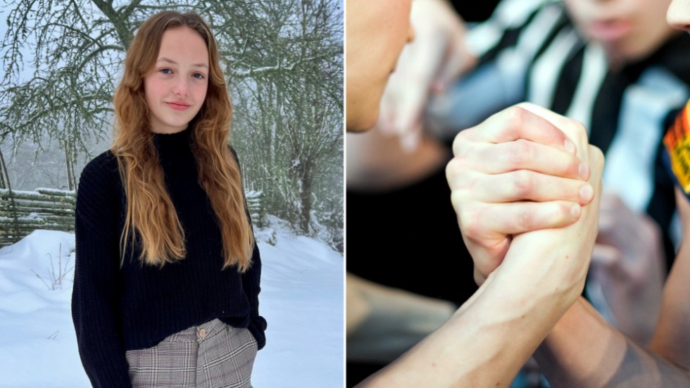 "Jag är taggad och peppad och jag kommer verkligen ge allt", säger 13-åriga Vimmerbytjejen Eifie Horste inför armbrytnings-SM, som i år arrangeras på hemmaplan.