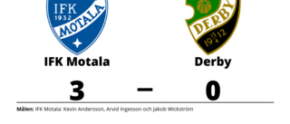 Tung förlust för Derby i toppmatchen mot IFK Motala