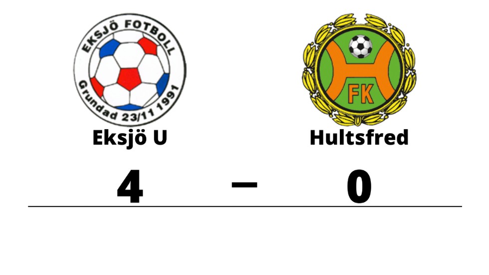 IF Eksjö Fotboll U vann mot Hultsfreds FK