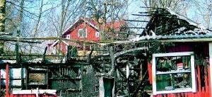 Misstänkt anlagd brand 
vid klubbstuga i Stråkvad