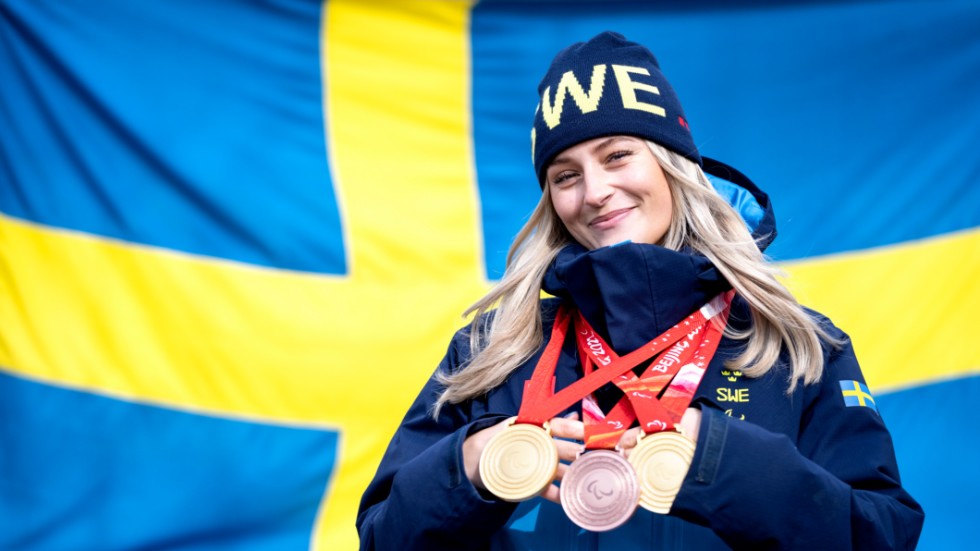 Ebba Årsjö nådde stora framgångar i Paralympics. Nu tilldelas hon Victoriapriset. Arkivbild.