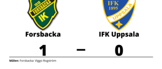 IFK Uppsala föll mot Forsbacka på bortaplan