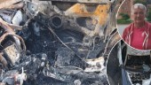 Explosionsartad bilbrand i Mariefred – Maria Hammar: "Det blev kolsvart utanför fönstret"