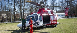 Sjöfartsverkets helikopter fick rycka ut vid sjukdomsfall på fartyg utanför Oxelösund 
