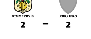 Vimmerby B tappade ledningen mot RBK/IFKO