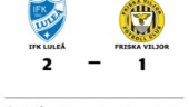 Seger för IFK Luleå mot Friska Viljor i spännande match