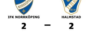 IFK Norrköping och Halmstad delade på poängen