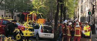 Åtta saknas efter husras i Marseille