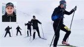 Uppladdning inför tufft lopp i fjällen – över tre mil på skidor