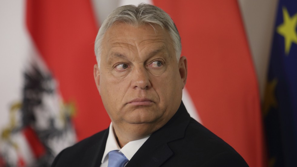 Ungerns premiärminister Viktor Orban har kritiserats för en kontroversiell lag mot hbtq-litteratur. Nu bötfälls en ungersk bokhandlare efter att de sålt "Heartstopper"-böcker utan att försegla dem. Arkivbild.