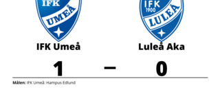 Luleå Aka föll mot IFK Umeå på bortaplan