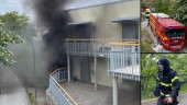 Polisen utreder brand i Visby – en person förd till sjukhus