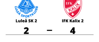 IFK Kalix 2 vann mot Luleå SK 2 på bortaplan