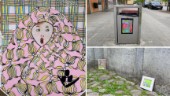 Vem är den hemlige konstnären som pyntar ortens gator och torg?