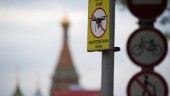 Hämndbudskap på ryska drönare: "För Kreml"