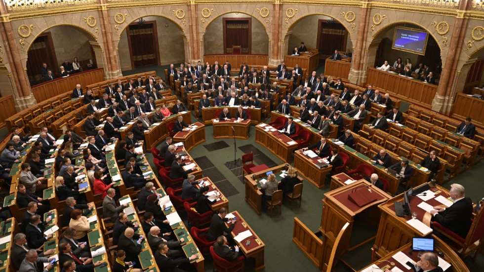 Det blir ingen omröstning om Sveriges Natoansökan i Ungerns parlament under måndagen. Arkivbild.