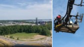 Följ med 44 meter upp i räddningstjänstens nya skylift