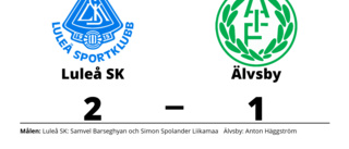 Luleå SK vann på hemmaplan mot Älvsby