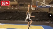 Se: Här dunkar Luleå Basket-stjärnan