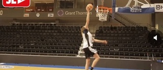 Se: Här dunkar Luleå Basket-stjärnan