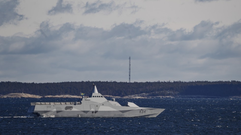 Marinens nya ytstridsfartyg väntas vara större än den redan befintliga Visbykorvetten som visas i bilden. Arkivbild.