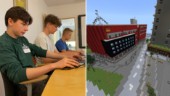 Ovanliga sommarjobbet – bygger kommunhuset i Minecraft