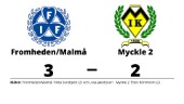 Ellen Rönnholm enda målskytt när Myckle 2 föll