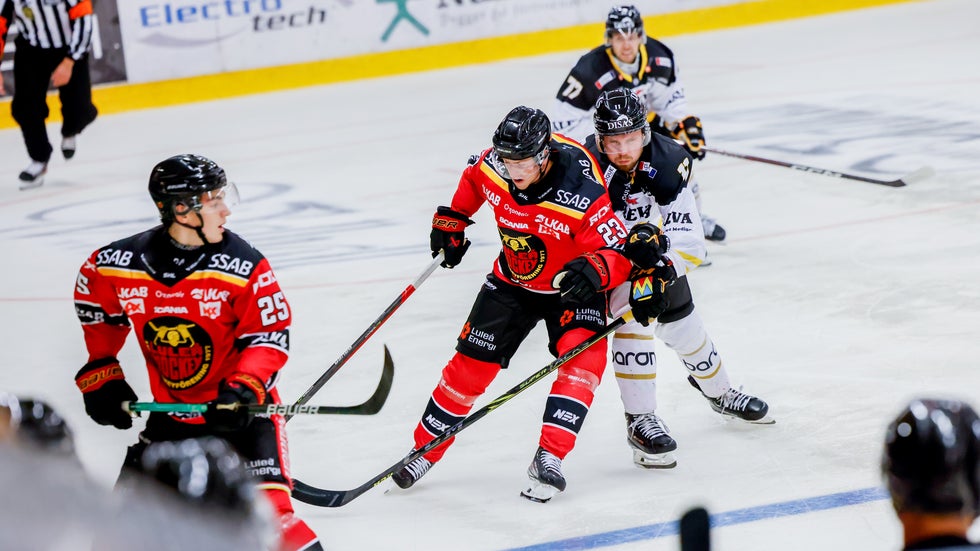 Jesper Sellgren var tillbaka i Luleåtröjan.
