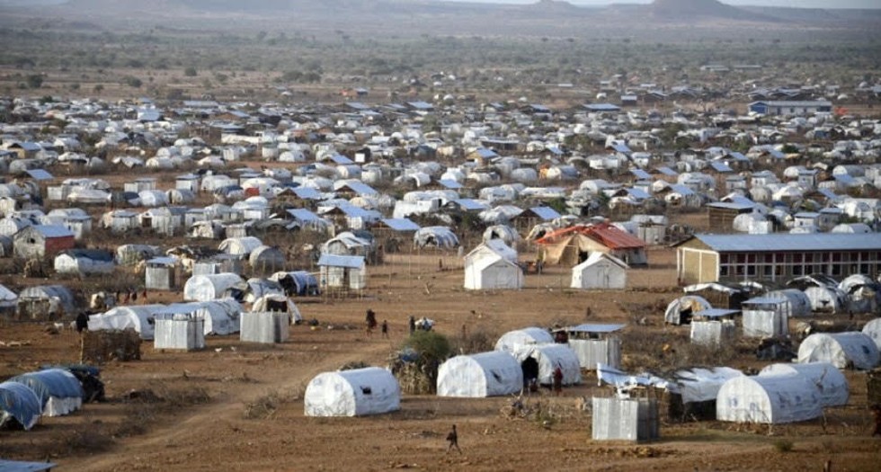 Lägret i staden Dadaab i norra Kenya är ett av världens största med över 200 000 migranter.
