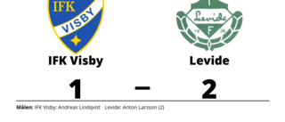Seger för Levide i toppmötet med IFK Visby
