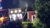 Blixtnedslag tros ha orsakat villabrand i Norrköping