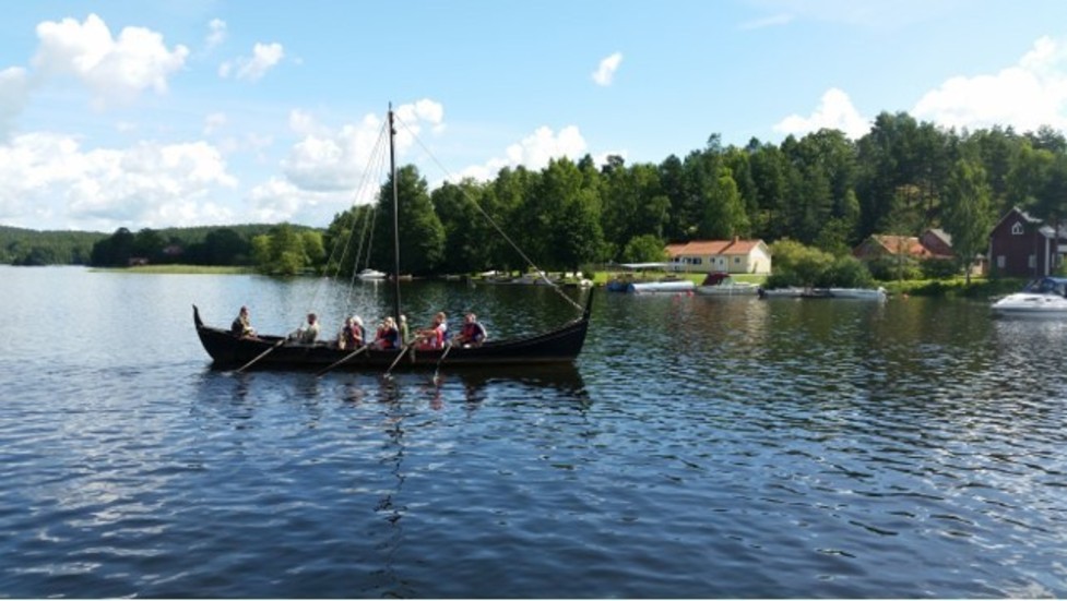 Vikingaskeppet Krauna kommer som vanligt finnas på plats på hamndagen. 