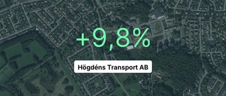 Explosiv intäktsökning för Högdéns Transport AB