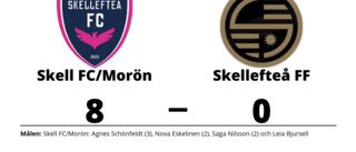 Skellefteå FF utklassat av Skell FC/Morön borta